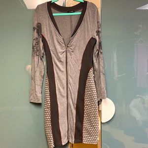 Worn once zipper dress!